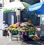 C3--05 A flower stand in downtown Riga, Latvia.JPG
